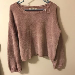 Pink Rose soft sweater